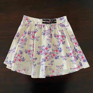 Pencey Silk Floral Skirt